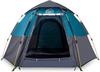 Waterproof Instant Camping Tent Easy To Set Up a Dome Home Camping Tent for Flyer Can Be Used As a Sun Visor - 2/3/4 People, 2-story Pop-up (Blue)