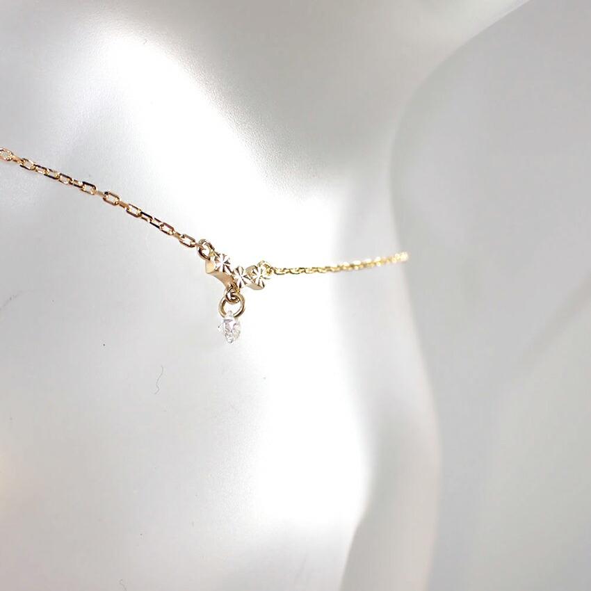 [Pre-owned] AHKAH 750 Diamond Bracelet/j66-8