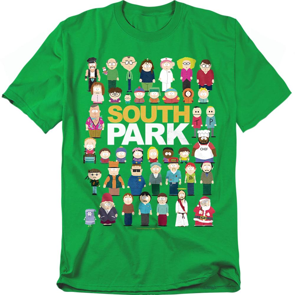 South Park Unisex Adult Full Cast T-Shirt