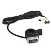 36V Speed Control 6 Wires Thumb Throttle On Left   Right Handle for E Bike Electric Bicycle