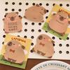 Creative Capybara Sticky Notes Kawaii Memo Pads Annotation Highlight Tabs Reminder Bookmark Stickers Office Study Supplies