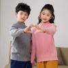 100% Merino Wool Kids Sweater Turtleneck Children Winter Thick Wool Pullover Soft Warm Autumn Jumpers Knit Tops