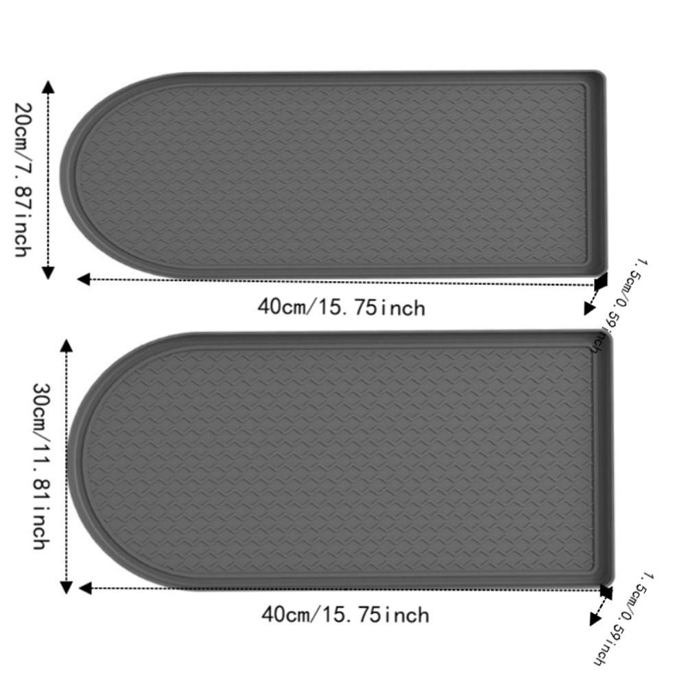 Non-slip Coffee Maker Tray Wear-resistant Coffee Bar Mat Silicone Coffee Machine Mat  Home