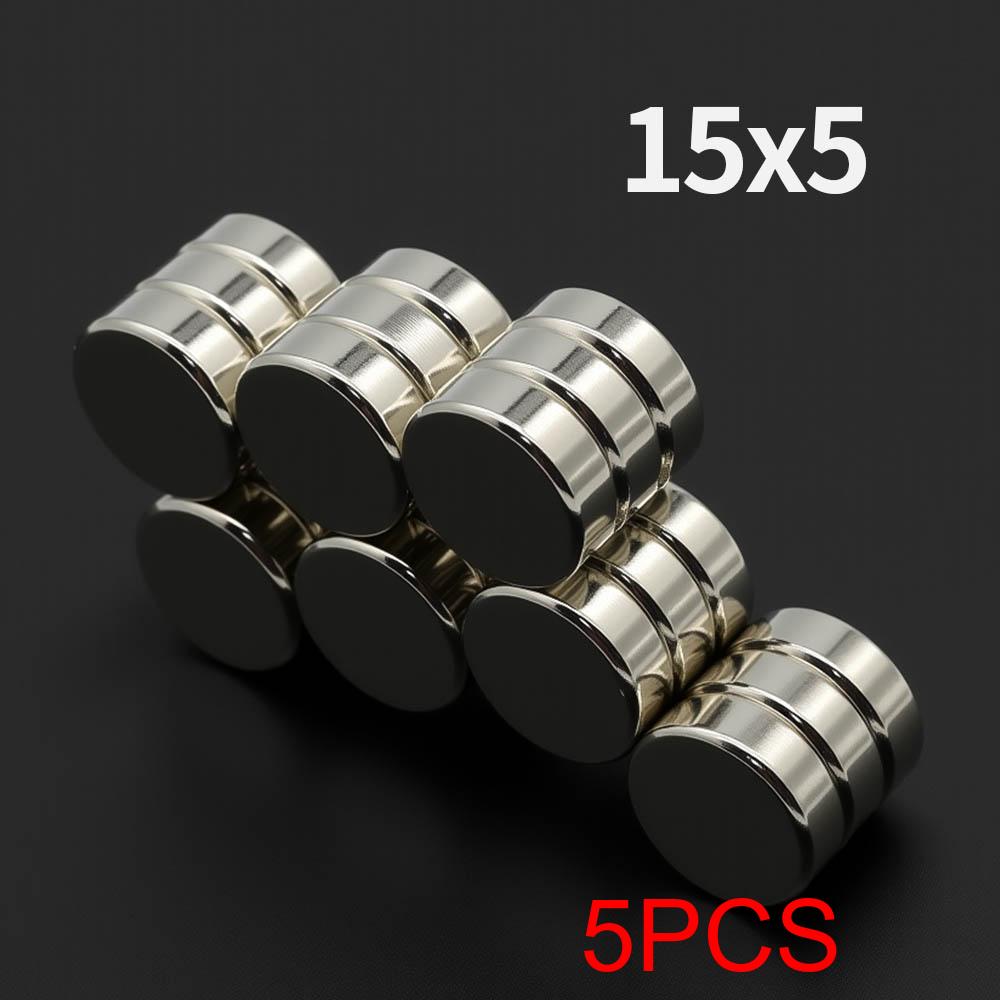 15x5 мм Мощный Неодимовый Магнит N35 NdFeB Постоянный Магнитный imanes Круглый Супер Сильный Магнит для Холодильника DIY