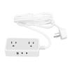 Сетевой фильтр 1250 Вт 5 в 1 Порт Type C USB A Розетка переменного тока Плоская вилка Разветвитель розеток с несколькими вилками для дома