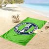 Seattle Seahawks Print Beach Towel, Large Soft Quick Dry Towel for Beach Camping Swimming