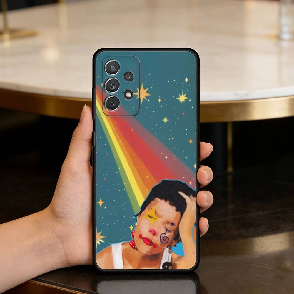 Чехол для телефона Beauty Singer H-Halsey из мягкого силикона, черный, для Samsung Galaxy A73, A72, A71, A70, A53, A52, A51