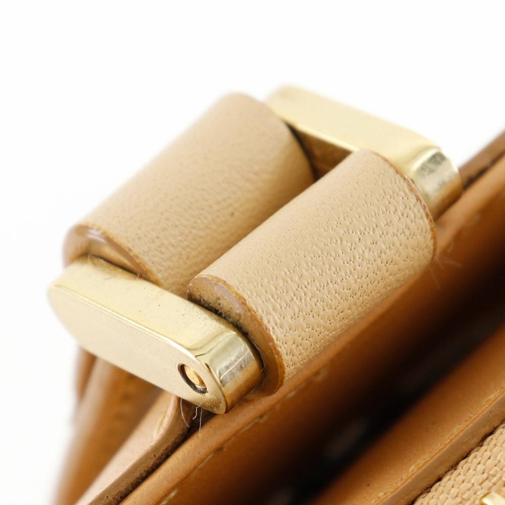 BURBERRY Handbag beige Calfskin Women Used