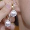 2025 Sparkling Diamond Pearl Dangle Earrings: Luxurious, Fashionable, and Versatile for a Chic Style