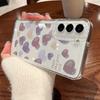 Прозрачный чехол с романтической любовью для Samsung Galaxy S25 S24 S23 S22 Ultra Plus S24 FE A15 A14 A55 A54 A36 A26 A16 A52 A35 5G Мягкий чехол