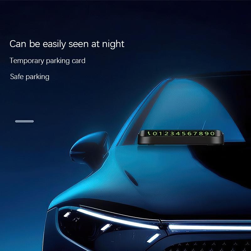 SNUF6 Car Parking Contact Number Plate Move Car Contact Card For Honda Civic Fit Jazz Accord Pilot CRV Odyssey Passport City Shuttle