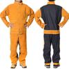 Anti-Scald Cowhide Welding Jacket: Leather & Cotton Protective Workwear