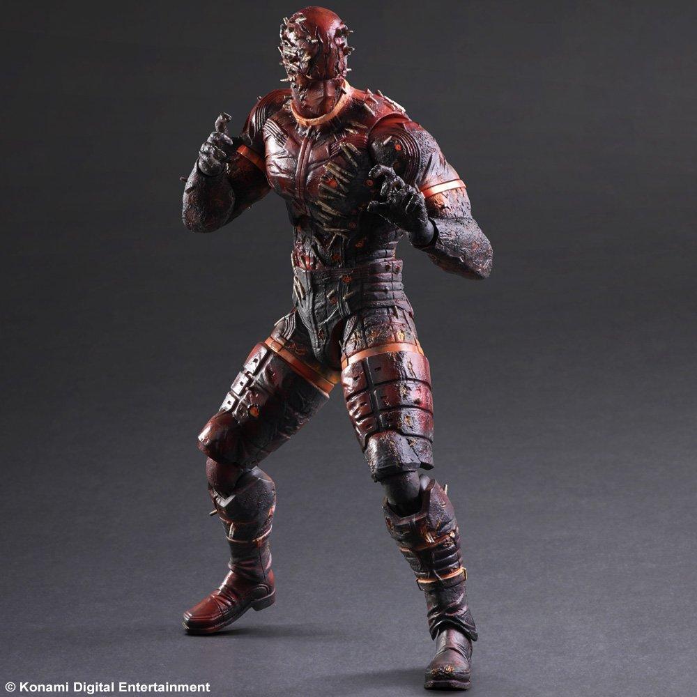 PLAY ARTS Kai METAL GEAR SOLID V THE PHANTOM PAIN Burning Man ПВХ окрашенная подвижная фигурка