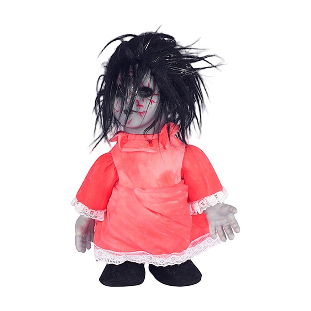 Halloween Decoration Doll Walking Doll Voice Control Induction Walking Luminous Bar Haunted House Scene Layout Display