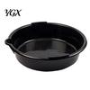 Precise Volume Measurement Pan Engine Oil Drain 7-Quart Black Plastic Change Pan, Waste Catch Basin, Car Tray, Auto Repair Receiver Coolant