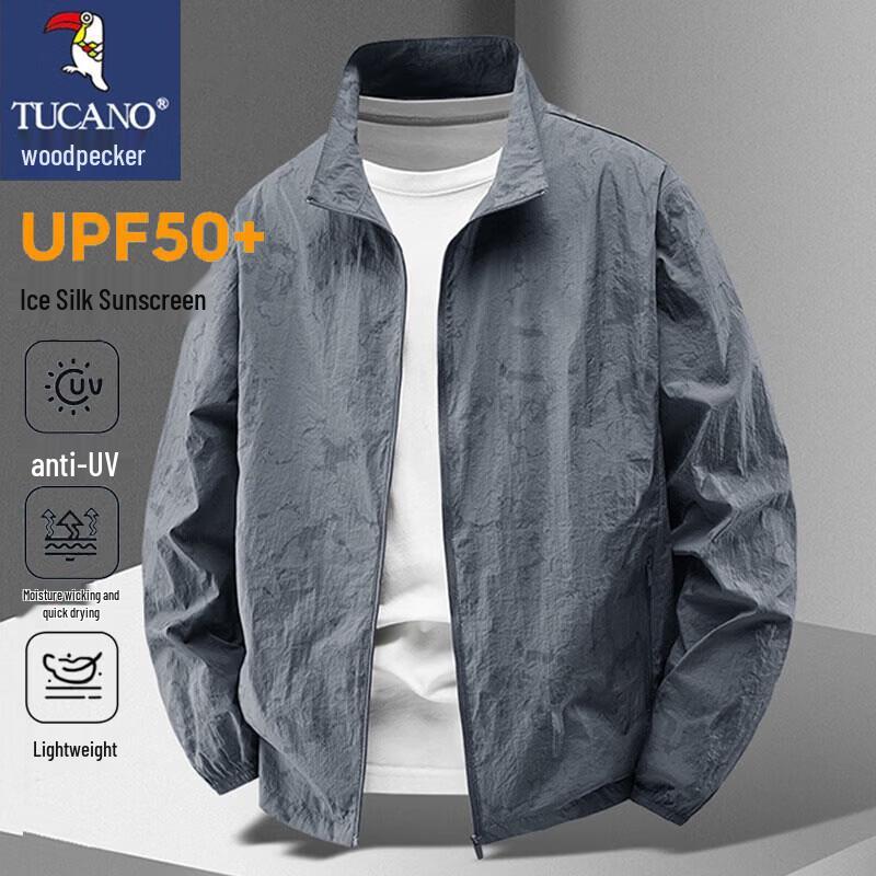 TUCANO Men's Ice-Feel Quick-Dry Sun Protection Jacket