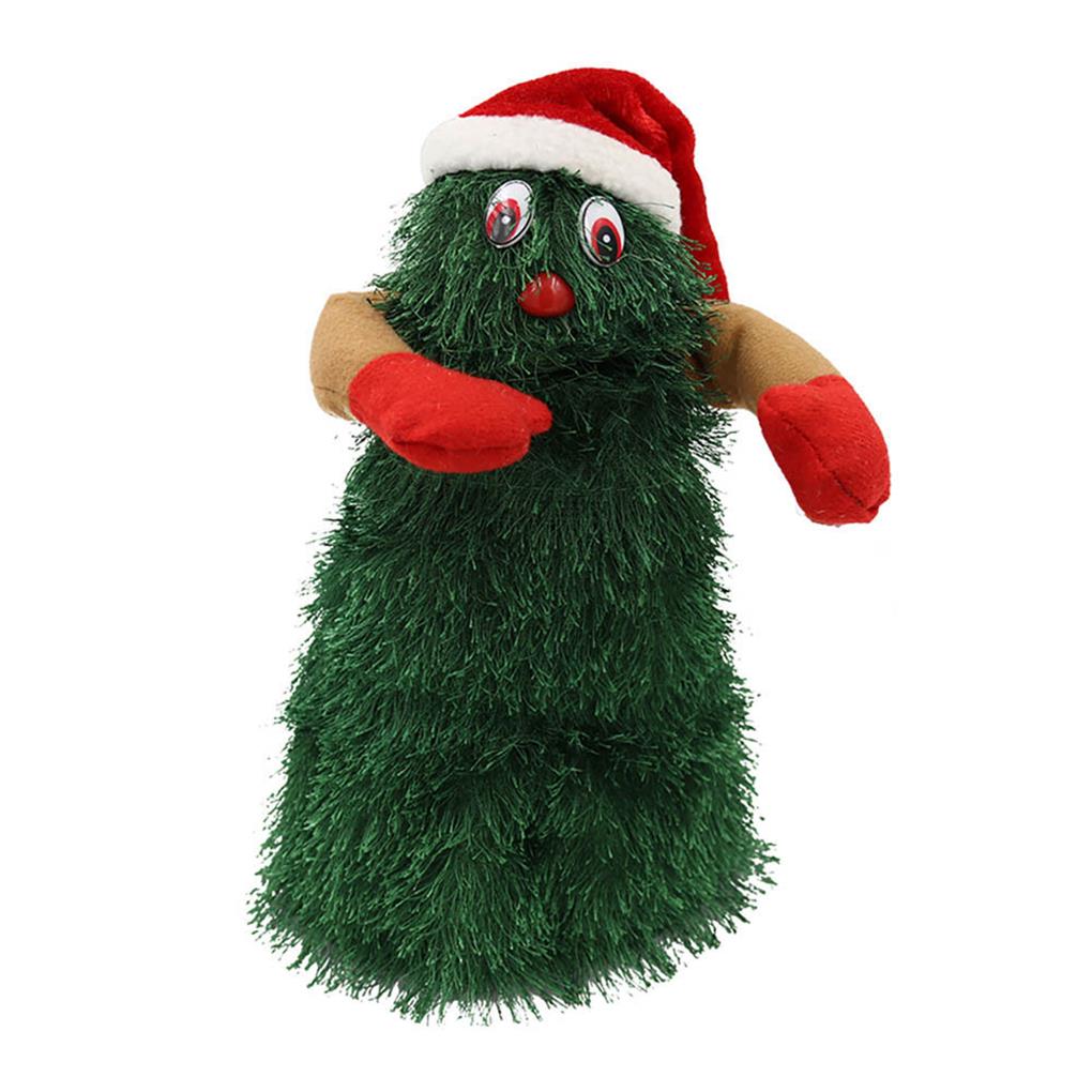 Электрическая елочная игрушка реквизит изысканный домашний праздничный декор интересные настольные игрушки на батарейках для танцев