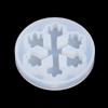 Рождественский ornament из эпоксидной смолы Форма для Рождества Силиконовая форма для литья Форма Снежинки Колокольчика Оленя Рождественской елки