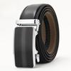 Новый двухслойный ремень из коровьей кожи для мужчин с автоматической пряжкой, деловой мужской ремень, ремень из натуральной коровьей кожи
