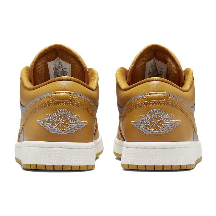 Womens Air Jordan 1 Low 'Chutney' (women's sizes) Cement Grey / Sail / Chutney Vintage Basketball Shoes DC0774 020