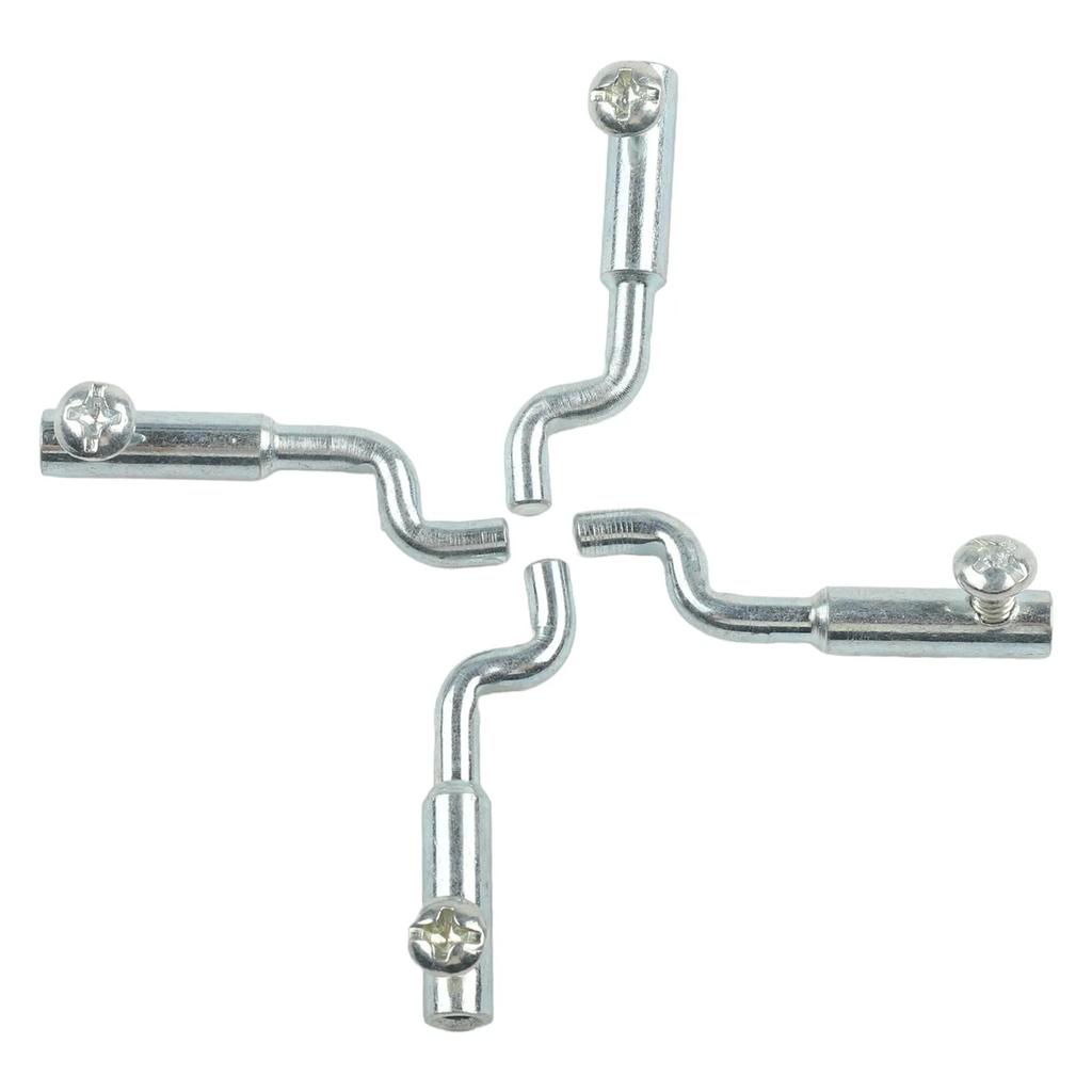 1/4pcs Z-style Cable End Single-hole Fixing Dog Leg Z Cable End For Lawn Mowers Equipment Easily Fits 2mm Cables