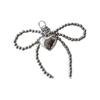 Fashionable Beaded Bowknot Phone Chain Stylish Keychain Pendant Bag Decoration Elegant Pendant for Backpack Purse Bag