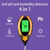 Тестер pH и влажности почвы, тестер питательных веществ и воды, высокоточный бытовой измеритель плодородности цветов и травы, 1 шт.