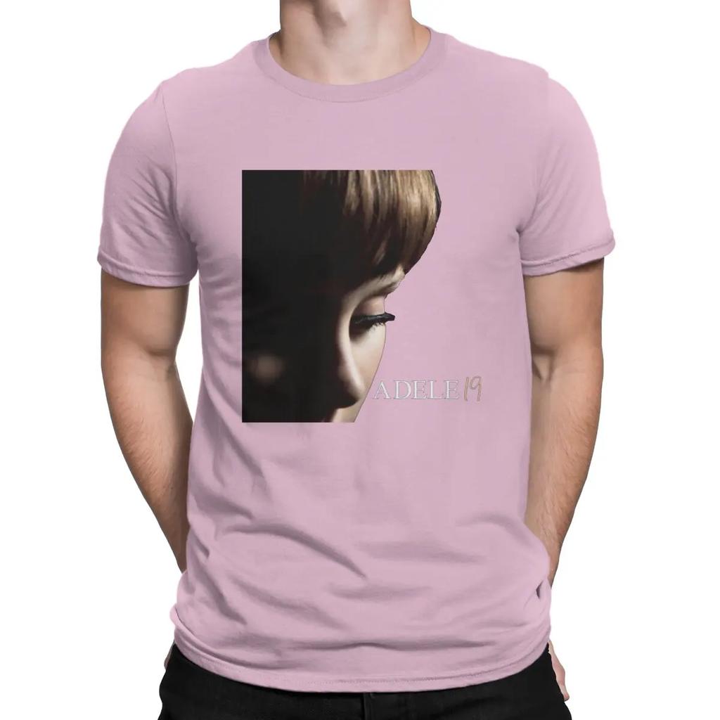 Fan Men T Shirts A-Adele Singer Cool Tee Shirt Short Sleeve Crew Neck T-Shirts Pure Cotton Gift Idea Clothing