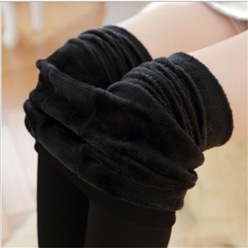 Высококачественные зимние теплые леггинсы 190 г, женские повседневные леггинсы с высокой талией для девочек, утепленные эластичные леггинсы с эффектом пуш-ап для женщин