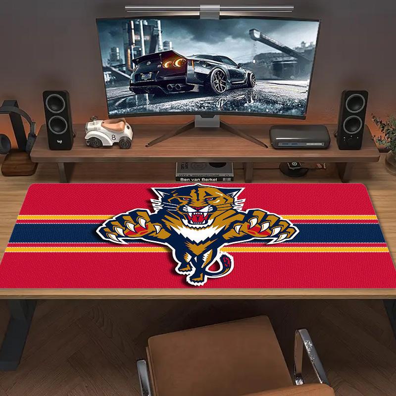 Florida Panthers Print Cushion Non-slip Laptop Tablet Big Mousepad XXL Mat Mini PC Playmat With Lock edge