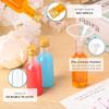 Mini Plastic Wine Bottle Suit 10/30/50/100Pcs 1.7Oz Clear Juice Bottle Spirit Bottles with Funnels Kraft Tags Rope Party Decor
