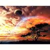 Frame DIY Diamond Painting Tree Embroidery Landscape Planet Home Decoration Mosaic Art 30x40cm
