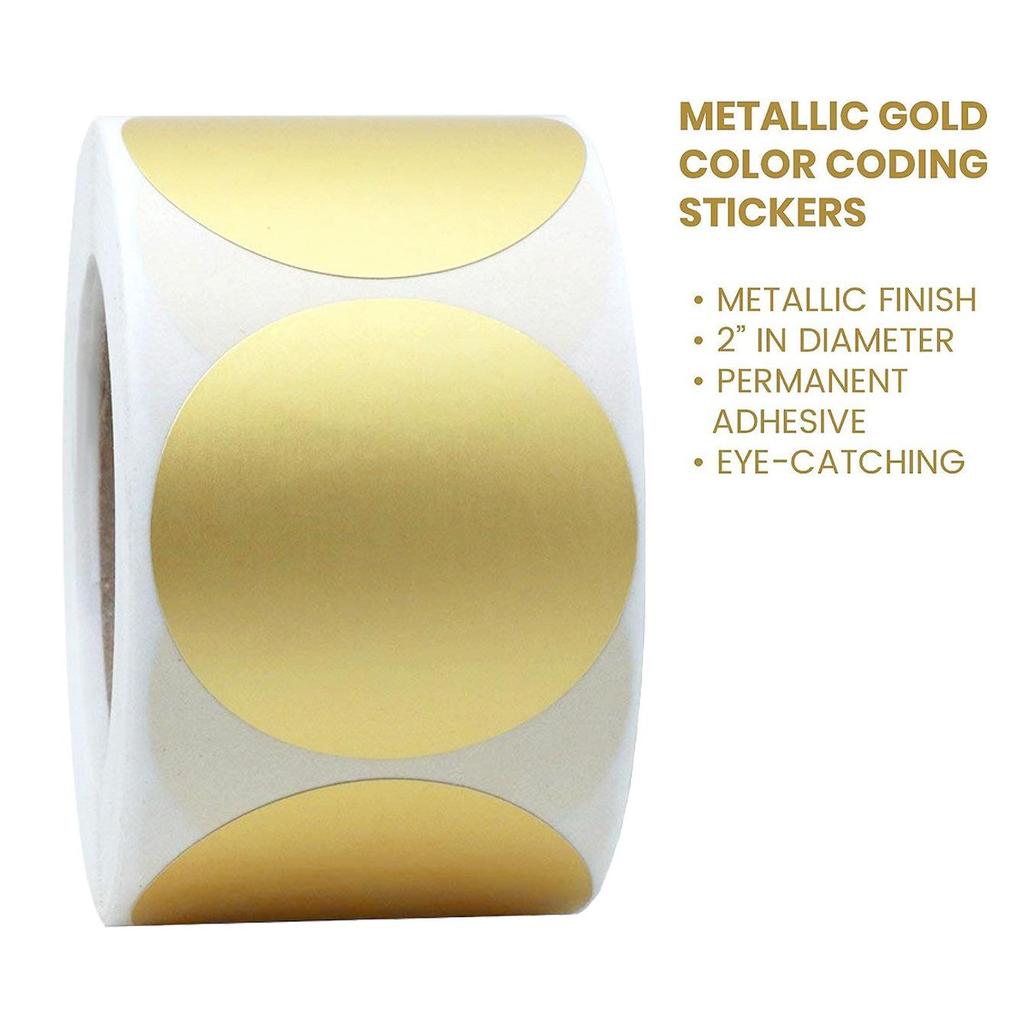 300 Матовых Золотых/Серебряных Круглых Наклеек для Запечатывания на Дни Рождения и Свадьбы - Сувениры для Подарочных Коробок