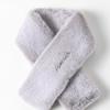 LALA Winter Fur Scarf - Two-Tone Gray