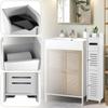 3 Tier Bathroom Storag Cabinet Floor Cabinet Organizer Free-Standing Toilet Roll Holder Narrow Bathroom Toilet Storag Cabinet