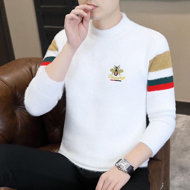 Горячая распродажа, популярный, новый повседневный свитер с круглым вырезом на осень и зиму, вязаный свитер, свитер большого размера свободного кроя.