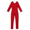 Children's Ballet Gymnastics Leotard Dance Costume Girls Long Sleeves Jumpsuit Bodysuit Dancewear Kids Full Body Unitard