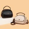 New Multi Layer Bag for Women  Fashionable Simple Middle-aged Mother Mobile Phone Bag High-quality Textured One-shoulder Crossbody Bag