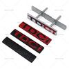 pbhsg2 3D Metal TDCI Letters Car Front Grille Hood Emblem Badge Decals For Ford Kuga Explorer Transit Accessories