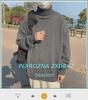 Унисекс ретро корейский свитер с высоким воротником: Простой, прочный, свободный крой
