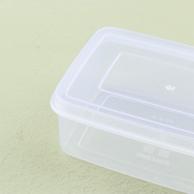 300/500 мл Прозрачный пластиковый прямоугольный контейнер для хранения, Специальный для холодильника, Герметичный, Пищевой, Кухонный контейнер для хранения