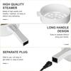 Hot Pot Electric with Steamer, Non-Stick Fryer Pan, 1.5L Rapid Noodles Electric Pot for Steak, Soup with Power Adjustment