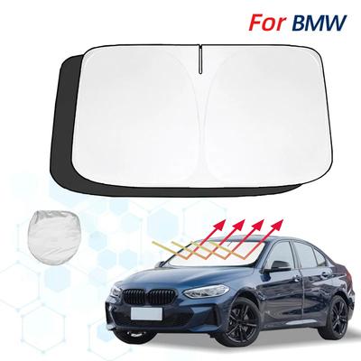 Для BMW 1 серии F20 F21 F40 F52 E82 Солнцезащитная шторка на лобовое стекло Козырек Защита Складывающаяся Блокирует УФ-лучи Сохраняет салон автомобиля прохладнее