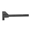 Multifunction Woodworking Ruler Aluminum Alloy T Shaped Black Measuring Marking Auxiliary Tool for