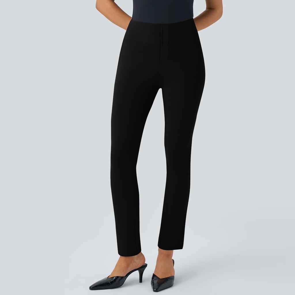 Женские брюки летние повседневные рабочие брюки с высокой талией и карманами повседневные брюки