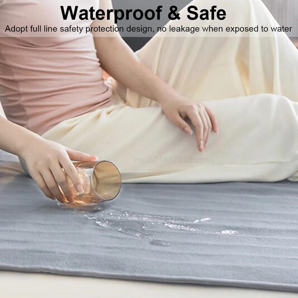 Электрическое одеяло 220 В, более толстое, автоматический термостат, электрическое нагревательное одеяло, грелка для тела, тепловой матрас для комнаты, одеяло с подогревом