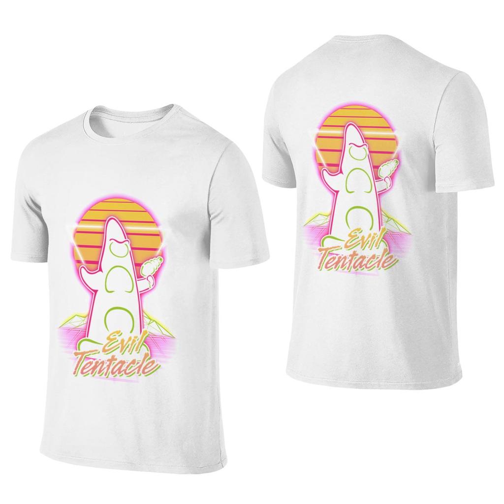 Retro Evil Tentacle Slim Fit Reversible Tshirt Artistic Boy Faderesistant Unisexs Tshirts