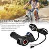 Electric E-Bike Twist Throttle 24/36/48/60/72V LED Digital Meter Electric Bike Handlebar With Power Switch Bicycle Accessories