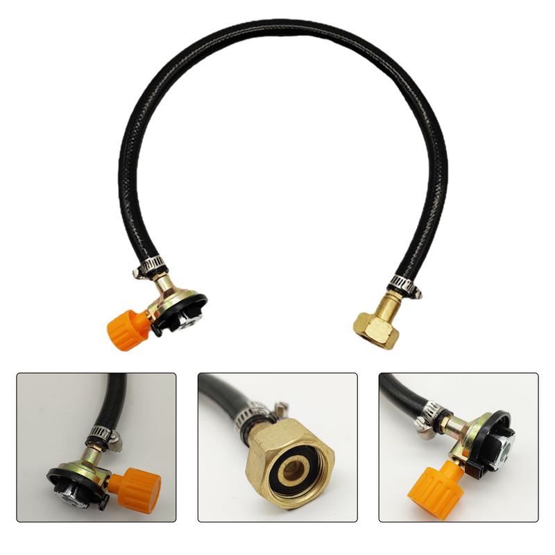 Tank Converter Refill Adapter Hose Air Tank Drain Valve Plug Extent Tube Burner Adapter Refill Adapter For Camping Stove Outdoor