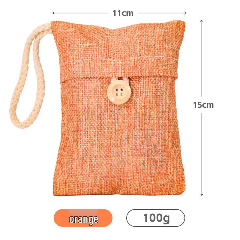 Bamboo Charcoal Car Deodorizer - 100g Methanol & Formaldehyde Remover